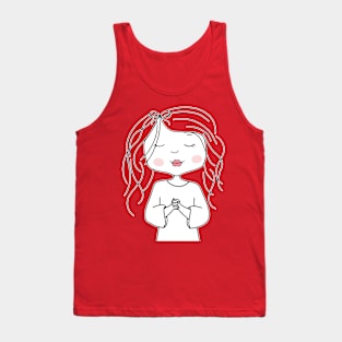 Little girl prayer Tank Top